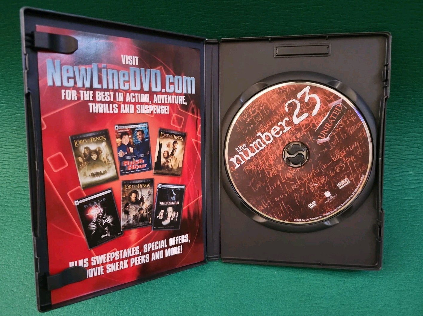 The Number 23 Unrated Infinifilm Edition DVD – DVD By Jim Carrey