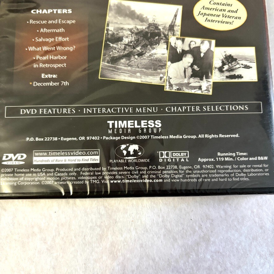 3 War Style Docudrama DVDs Little Kingdom American Sniper Attack on Pearl Harbor