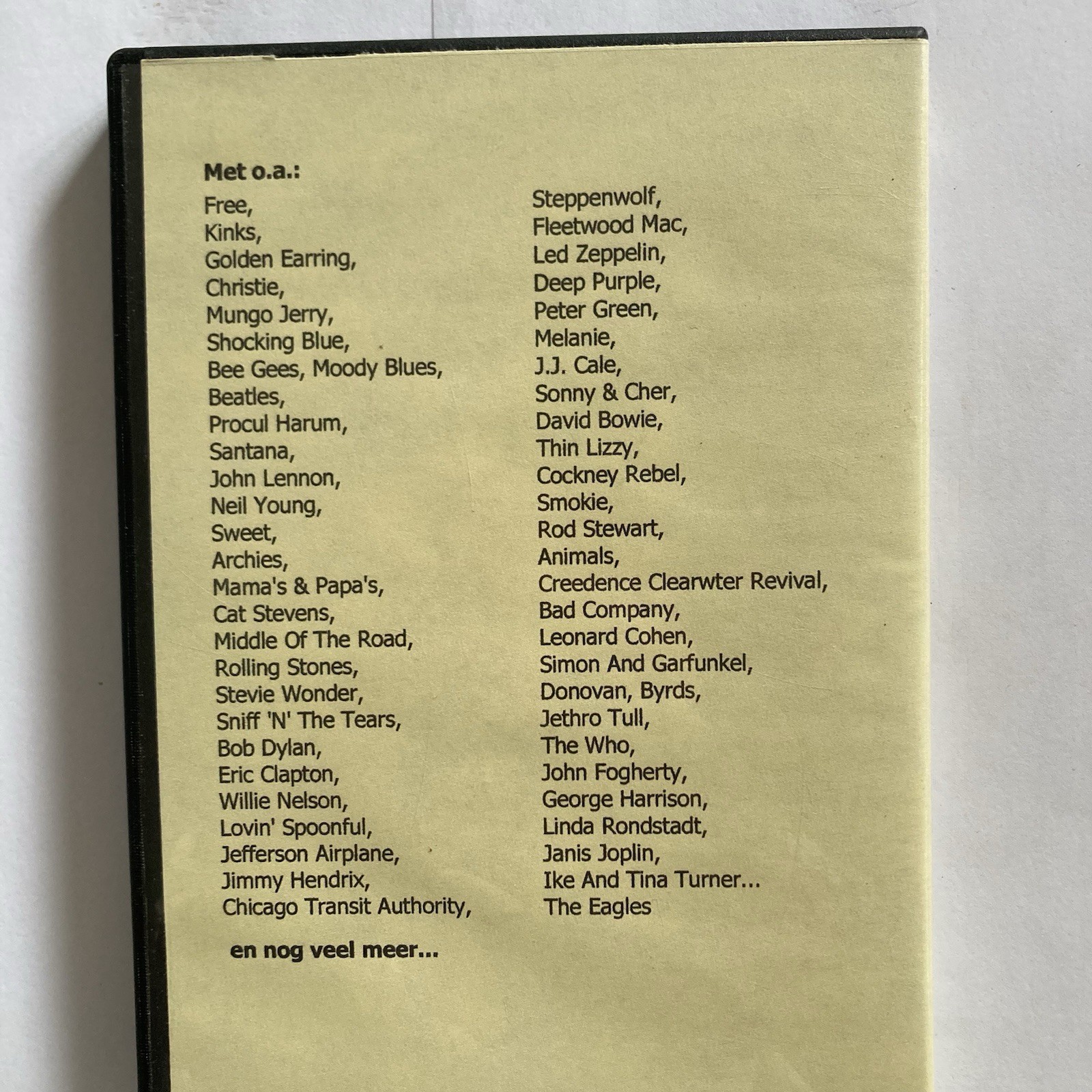 Greatest Hits Vol. 1 t/m 6 DVD Music Collection Box Set PAL / Region 2