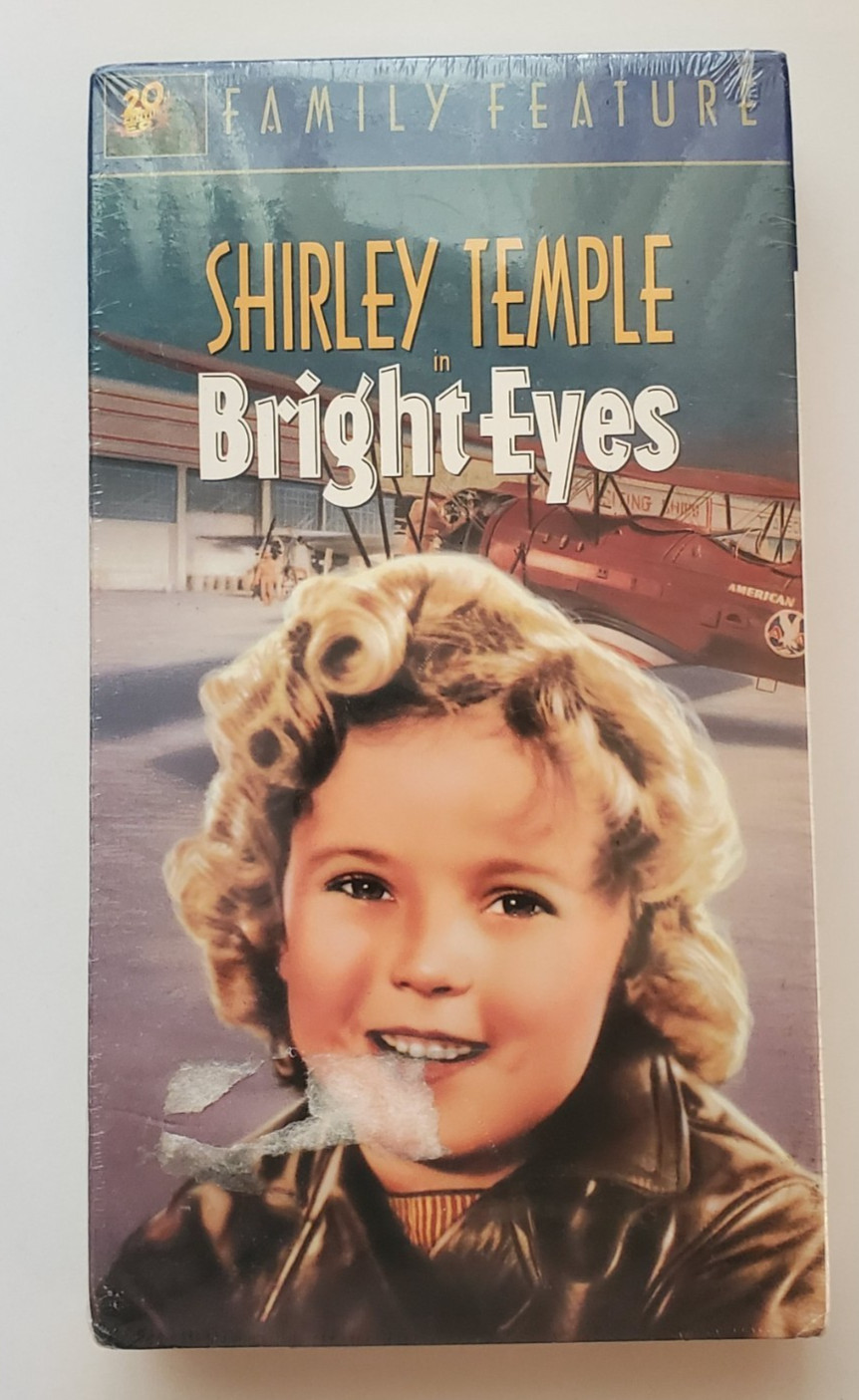 Bright Eyes (VHS, 2001, Colorized/Slipsleeve) Shirley Temple, New Sealed
