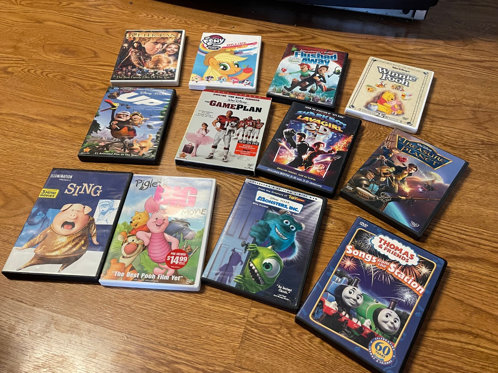 Lot of 10! DVD Cartoon Family Children Animated Kids Disney Movie RANDOM