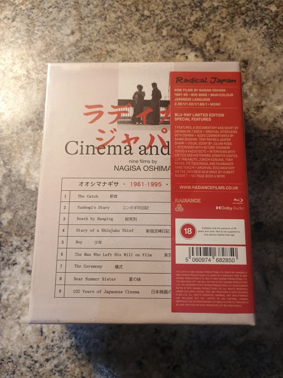Radical Japan: Cinema and State Nagisa Oshima OOP Limited Ed Radiance Films