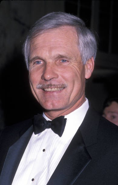 Ted Turner during International Radio & Television Social – – 1989 Old Photo 1