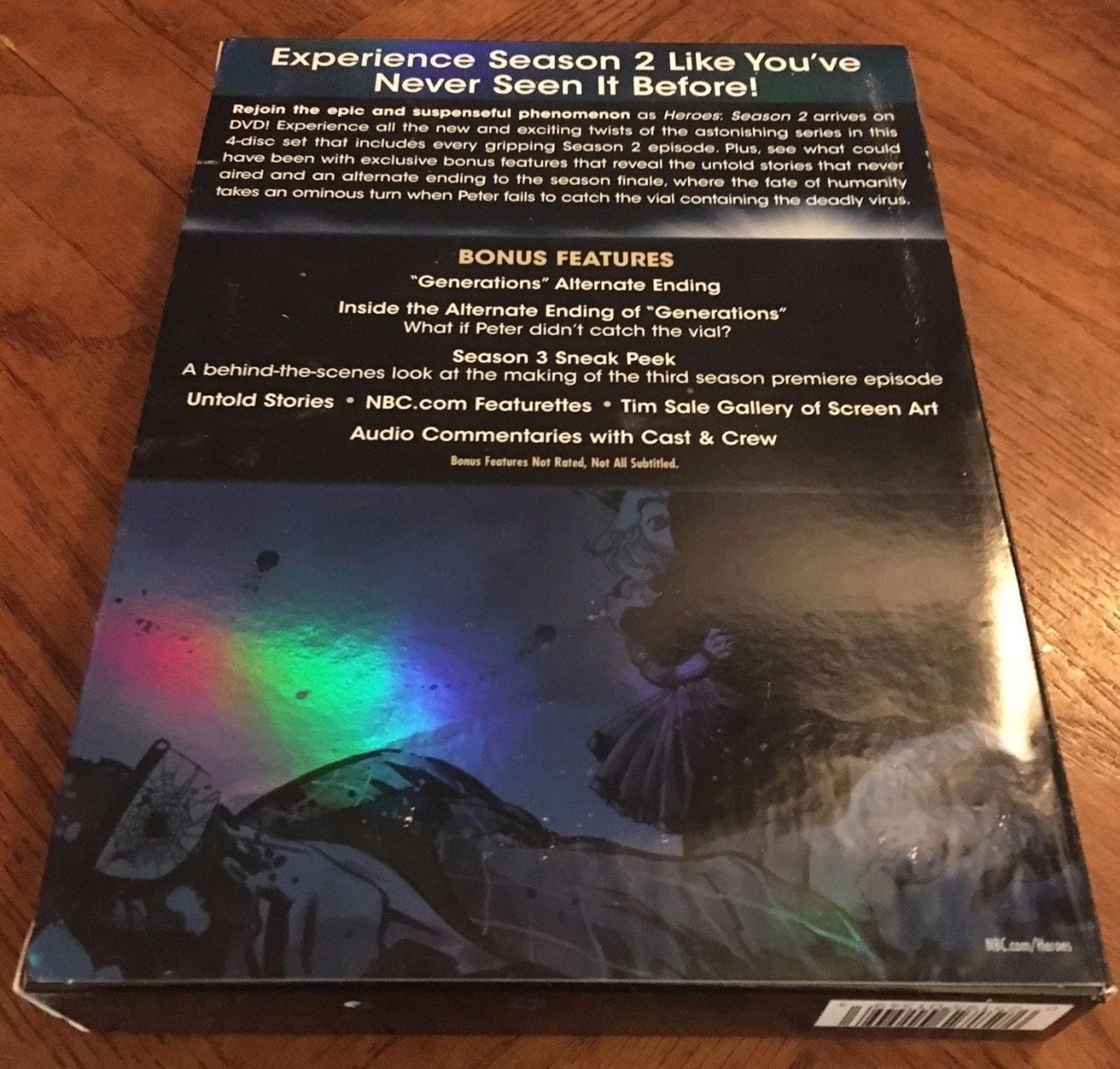 Heroes – Season 2 DVD 2008 4-Disc Set – Superhero TV SHOW