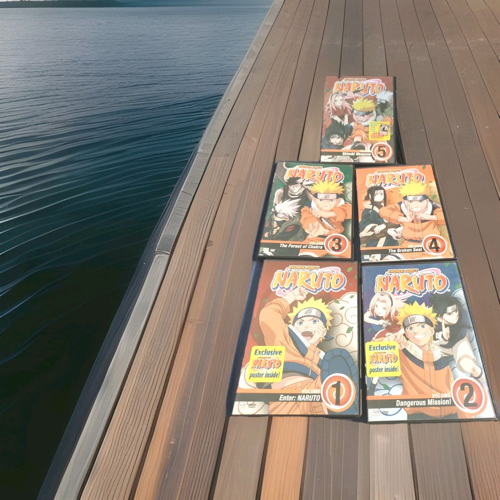 Shonen Jump’s Naruto Lot Volumes 1-5