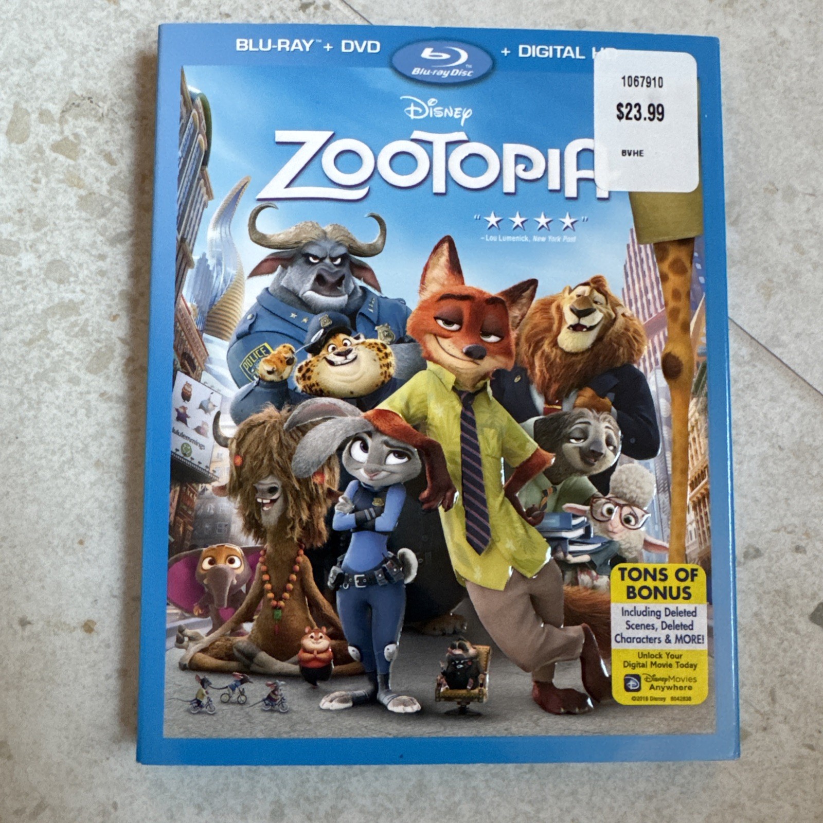 Zootopia (Blu-ray, 2016)