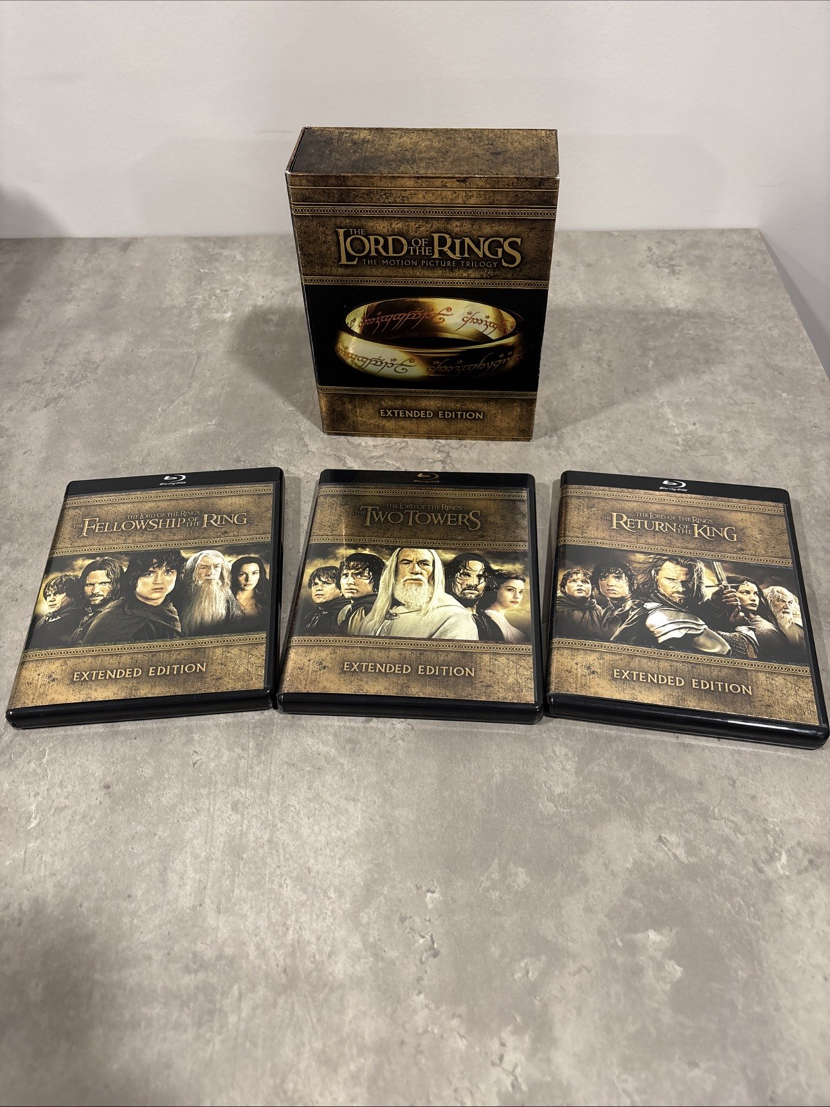 LOFTR The Lord Of The Rings Motion Picture Trilogy: Extended Edition Box Blu Ray