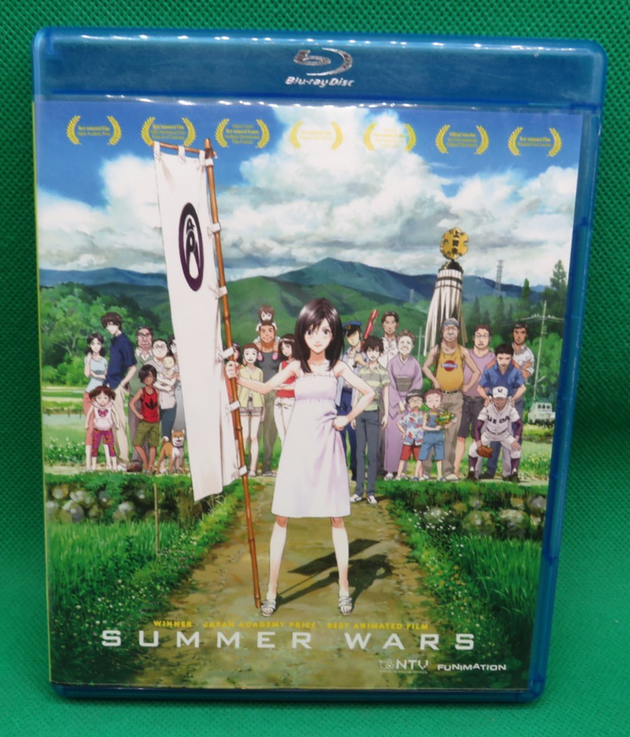 Summer Wars 2009 3x Discs Blu-Ray Winner Japan Adcademy Prize Best Animated Film