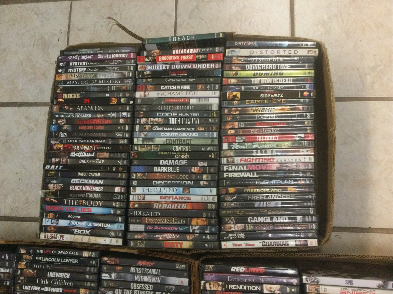 You Pick THRILLER SUSPENSE DVD Lot #2 – ($1.69 Each) ($3.50) Combined Shipping