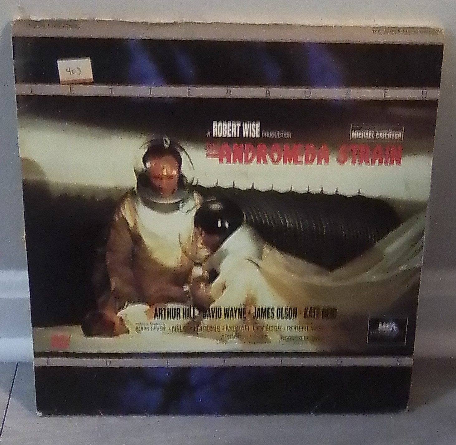 The Andromeda Strain LaserDisc LD 1971 Robert Wise Arthur Hill G Sci-Fi/Drama