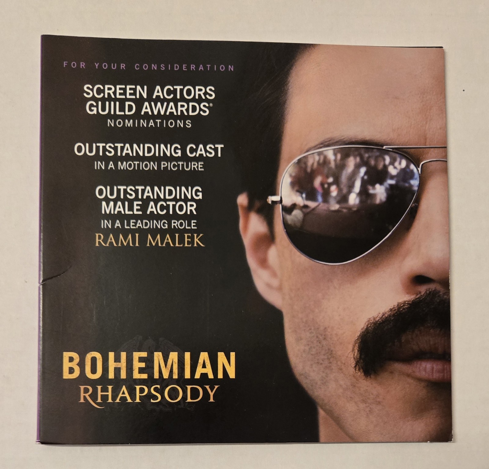 Bohemian Rhapsody Movie FYC Promo DVD 2018 Rami Malek
