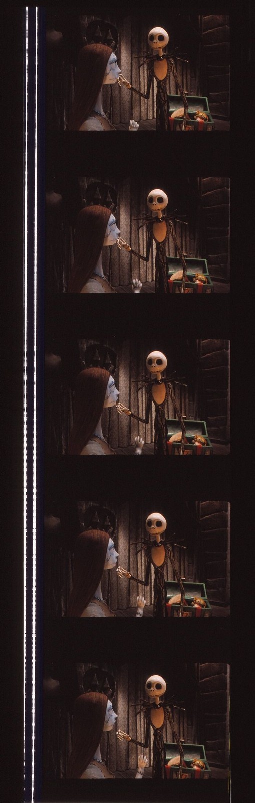 The Nightmare Before Christmas 35mm Film Cell strip very Rare var_b