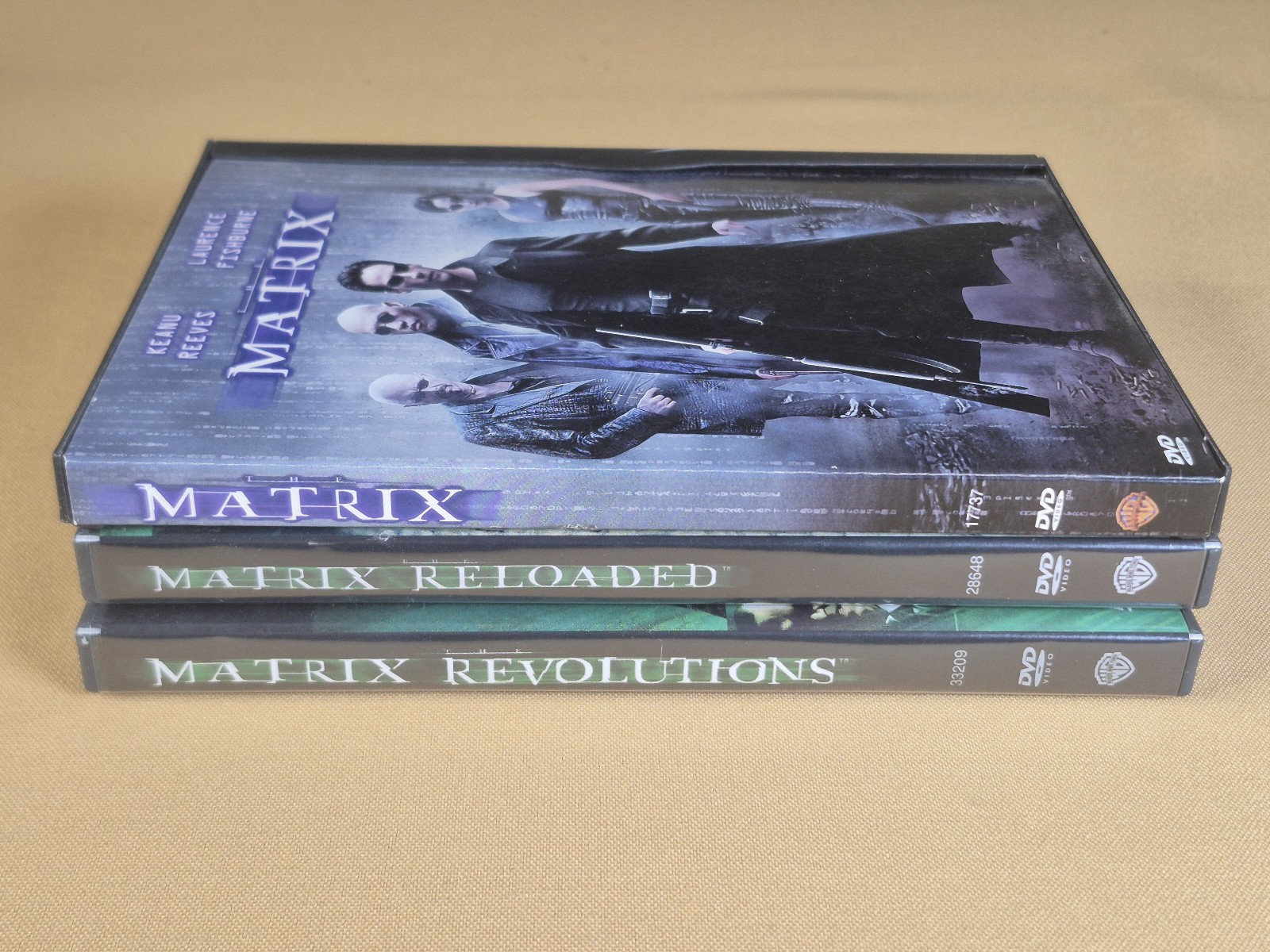 The Matrix Trilogy – 5 DVDs – 3 Movies – Matrix, Reloaded, Revolutions – VG cond