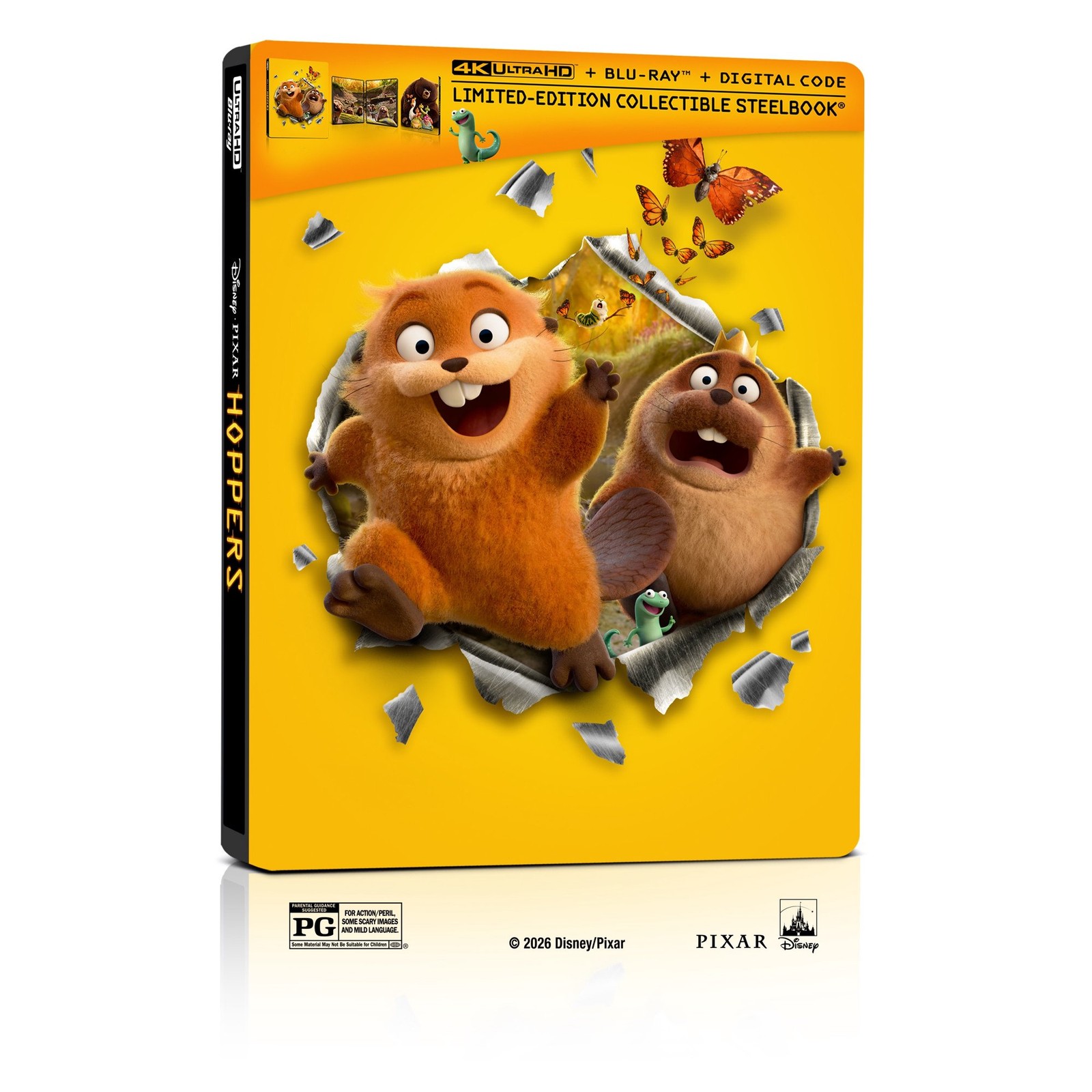 Steelbook Hoppers (4K UHD + Digital) NEW