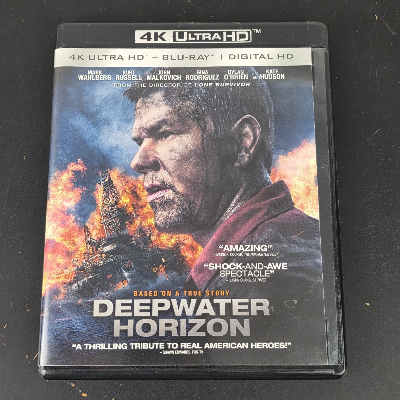 Deepwater Horizon 2016 4K UHD Blu-ray Mark Wahlberg Kurt Russell Peter Berg