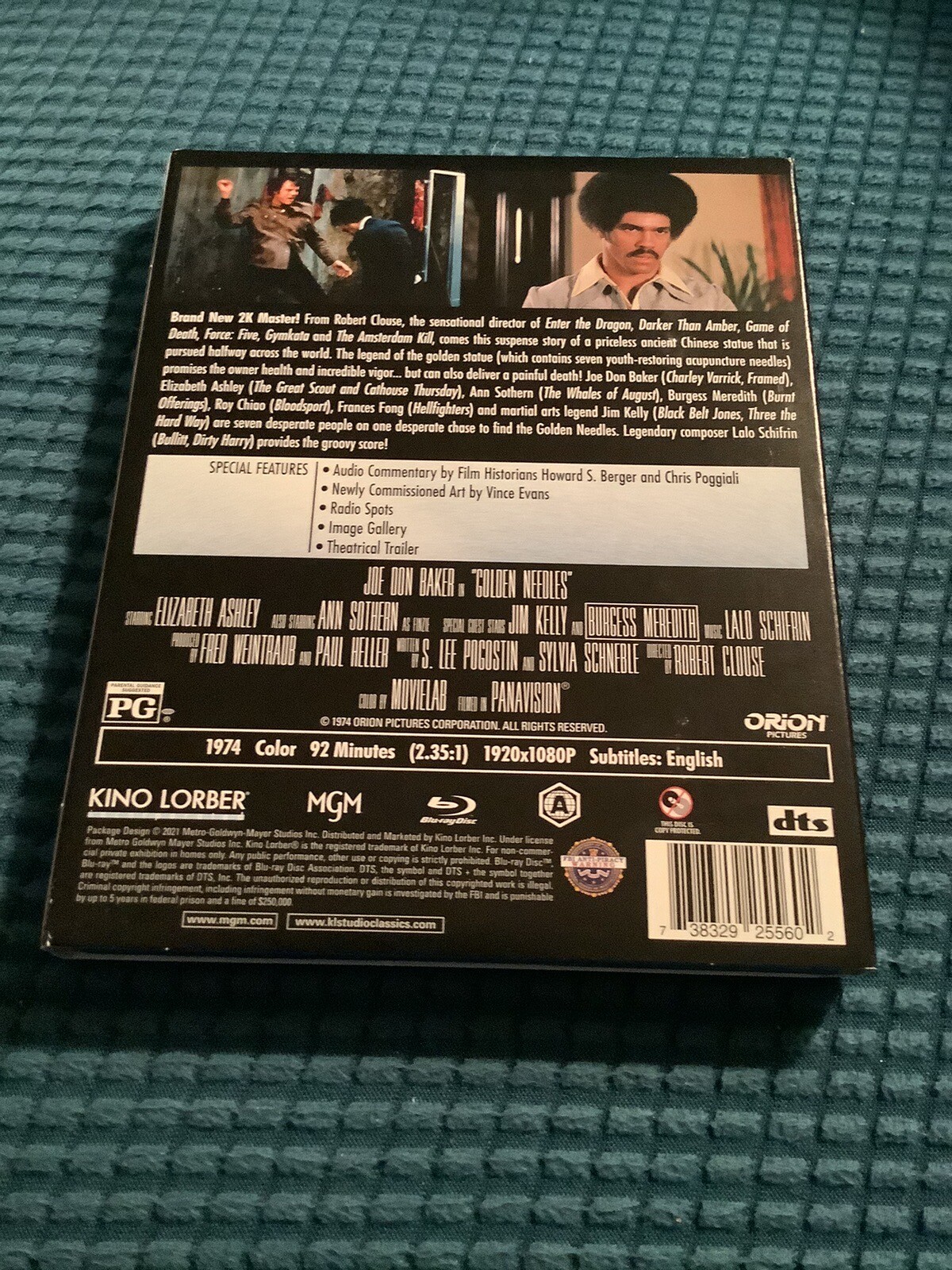 Kino Lorber Golden Needles Blu-ray & Slip -Joe Don Baker-Jim Kelly-Robert Clouse