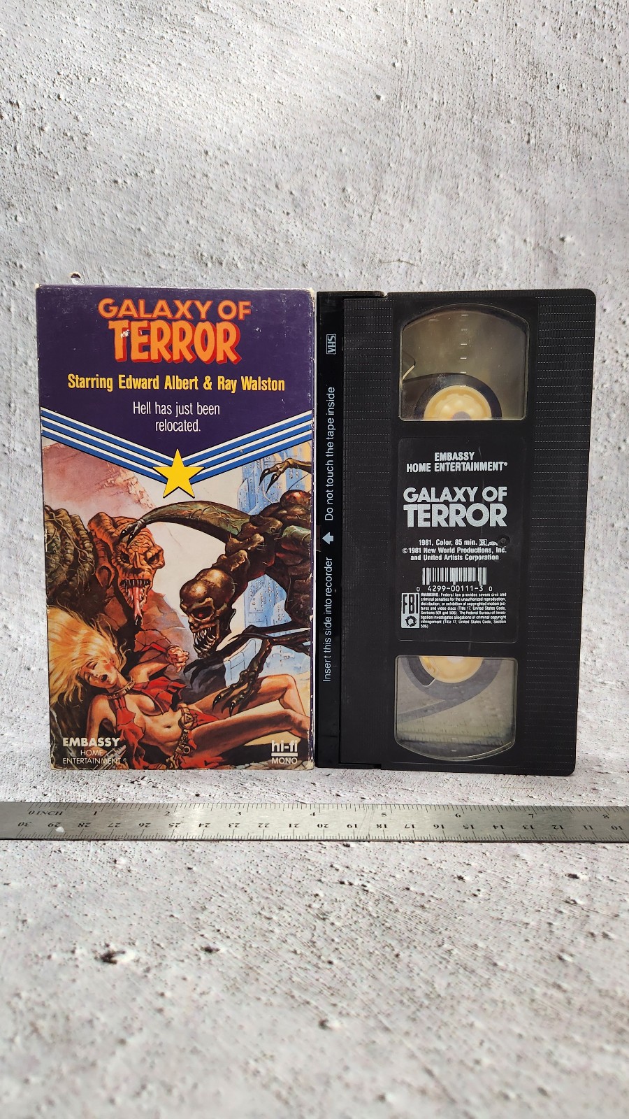Galaxy of Terror (Horror VHS Tape, 1981) Embassy Home Video Cult Movie