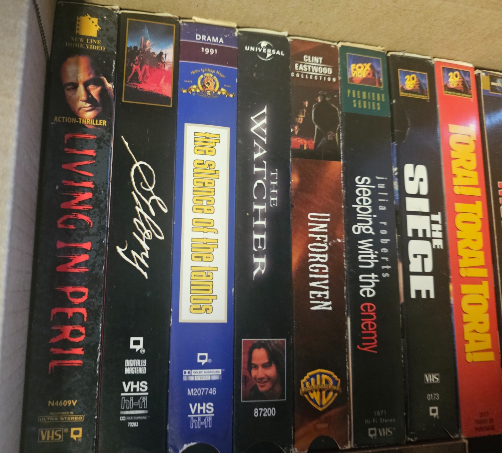 15 VHS Tapes – All Genres – Free Shipping
