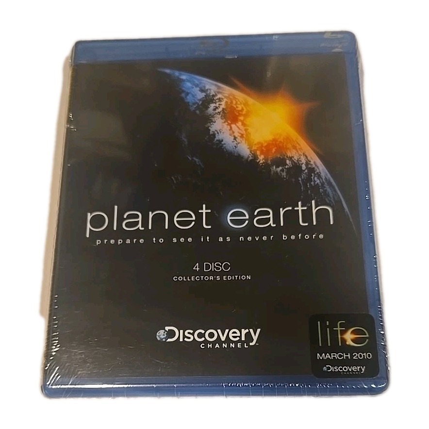 Planet Earth Collector’s Edition 2009 4 Disc Blu-ray Brand New Factory Sealed