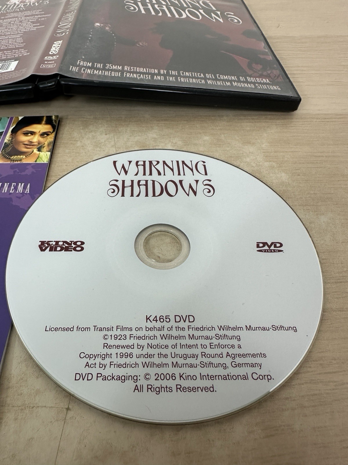 Warning Shadows (1923) USA DVD w/Insert Arthur Robison Kino Video German Silents