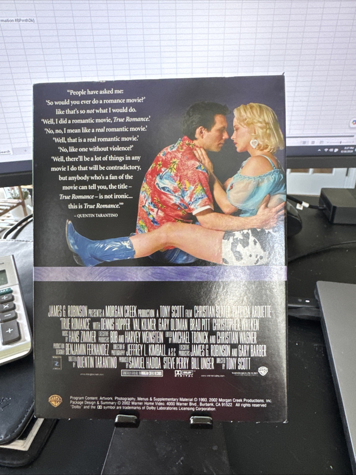 True Romance (DVD, 2002, 2-Disc Set, Two Disc Special Edition Unrated)