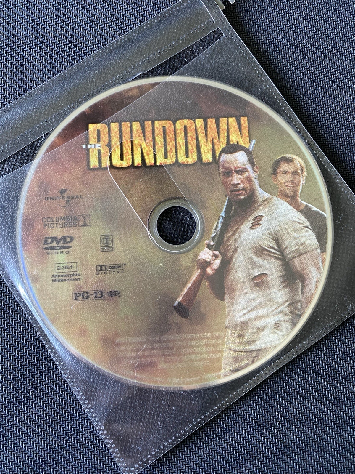 The Rundown DVD PG-13 Action Adventure Film