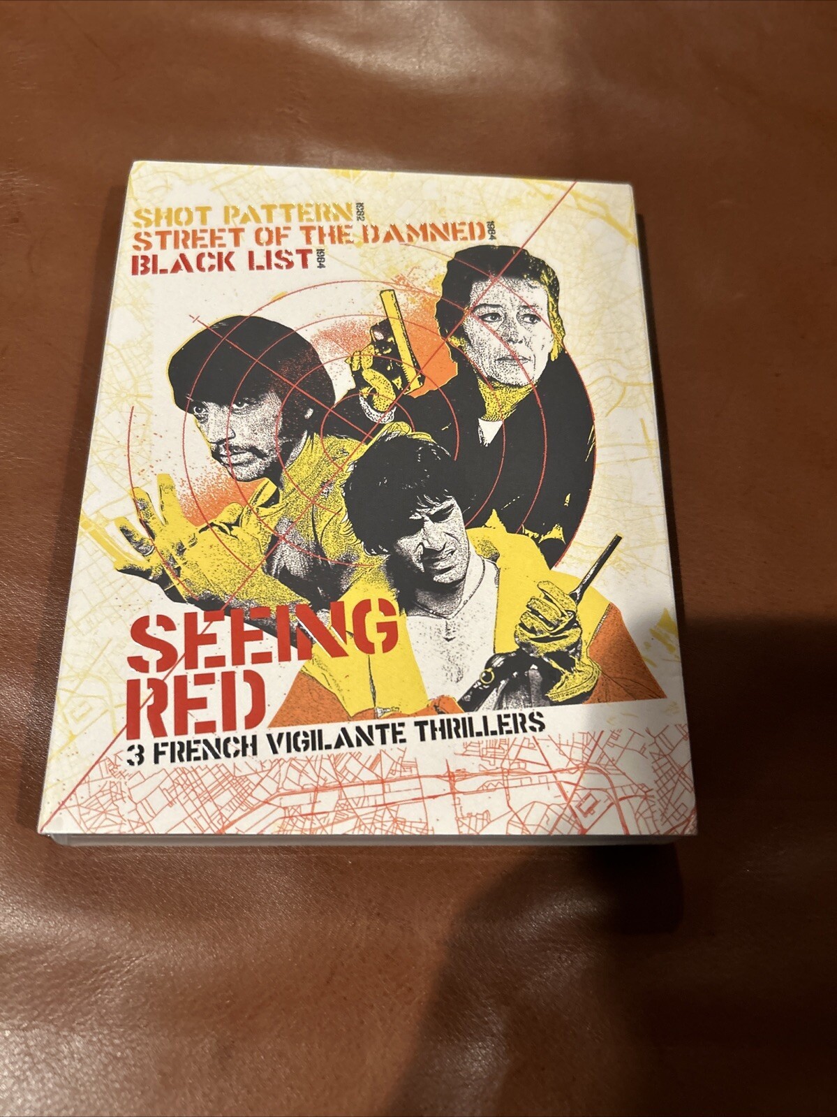 Seeing Red: 3 French Vigilante Thrillers Blu-ray Slipcover Fun City Editions