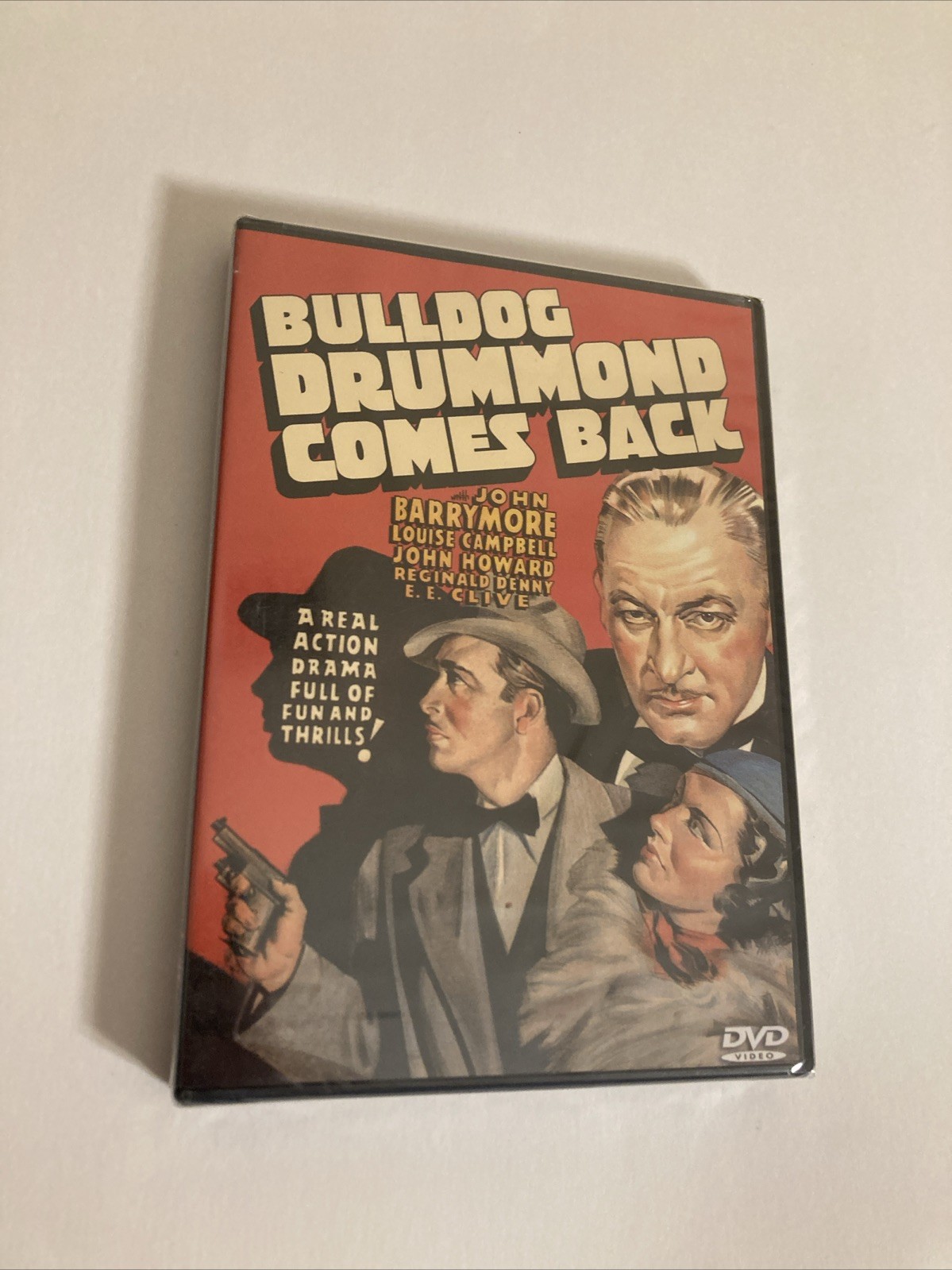 Bulldog Drummond Comes Back DVD John Barrymore 1937 Movie B&W (NEW/SEALED)
