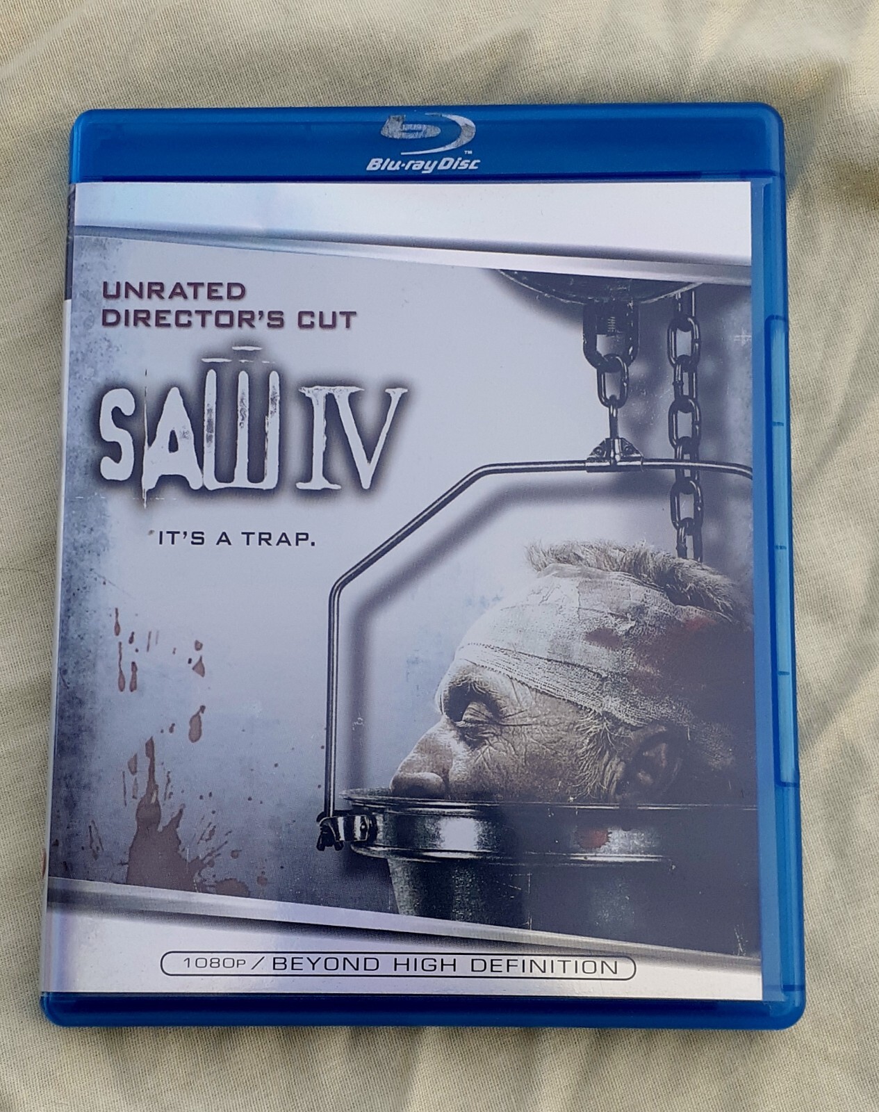 Saw IV Unrated Directors Cut 1080p Beyond HIgh Definition Blu Ray DVD