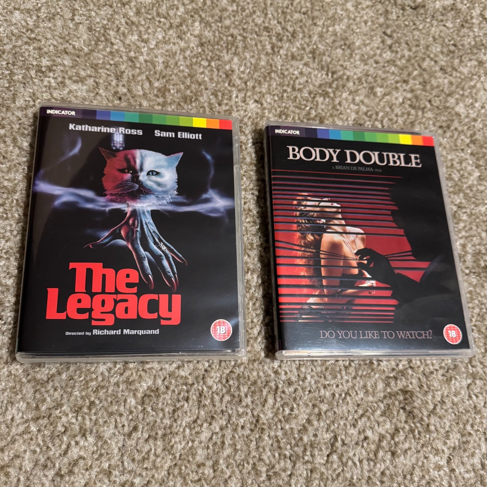 Body Double (1984) & The Legacy (1978) INDICATOR LOT! Powerhouse Films Blu-Rays