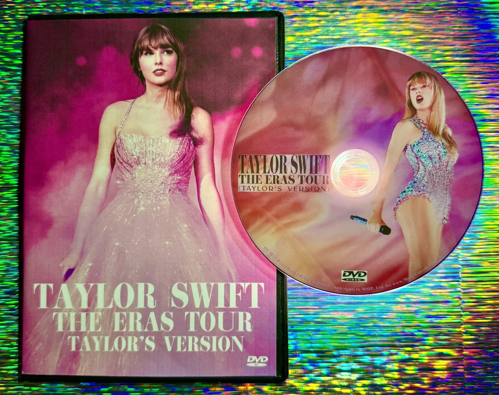TAYLOR SWIFT THE ERAS TOUR TAYLOR’S VERSION DVD (2024) NEW SEALED 3 Hrs 30 Mins