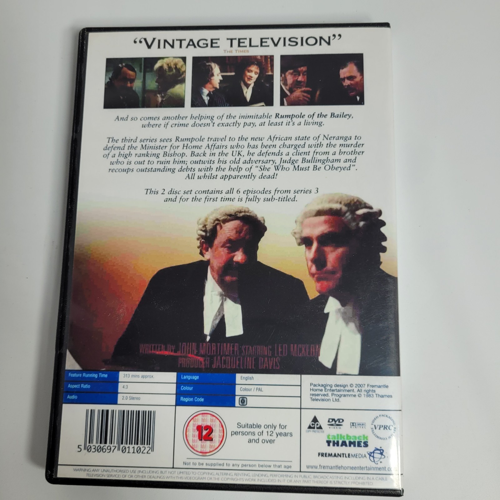 Rumpole of the Bailey, British Legal Drama, Complete DVD Set, 14 Discs, Vol. 1-7