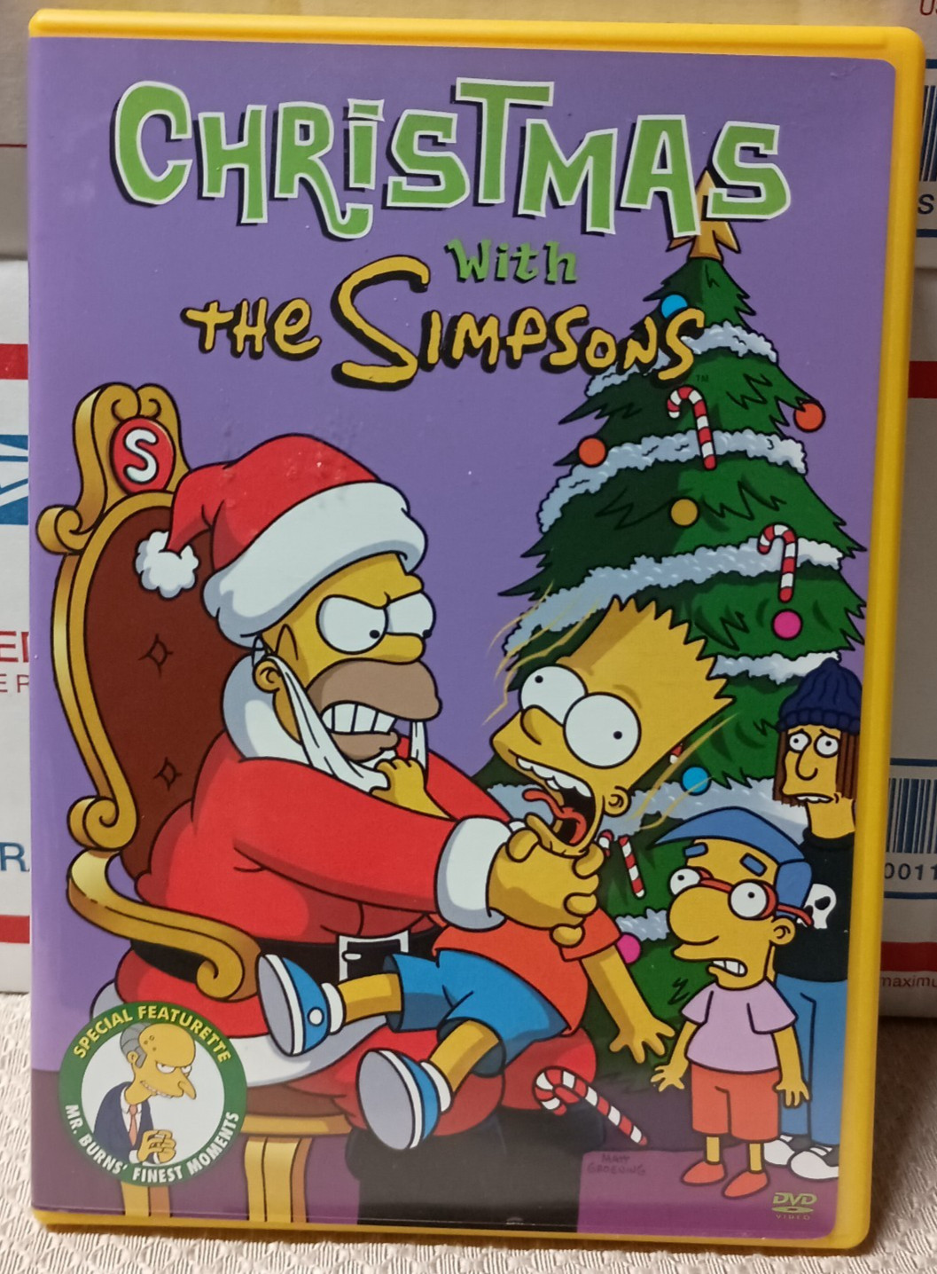 Christmas with the Simpsons (DVD, 2003, 20th C Fox) Animated Comedy – Used – EXC