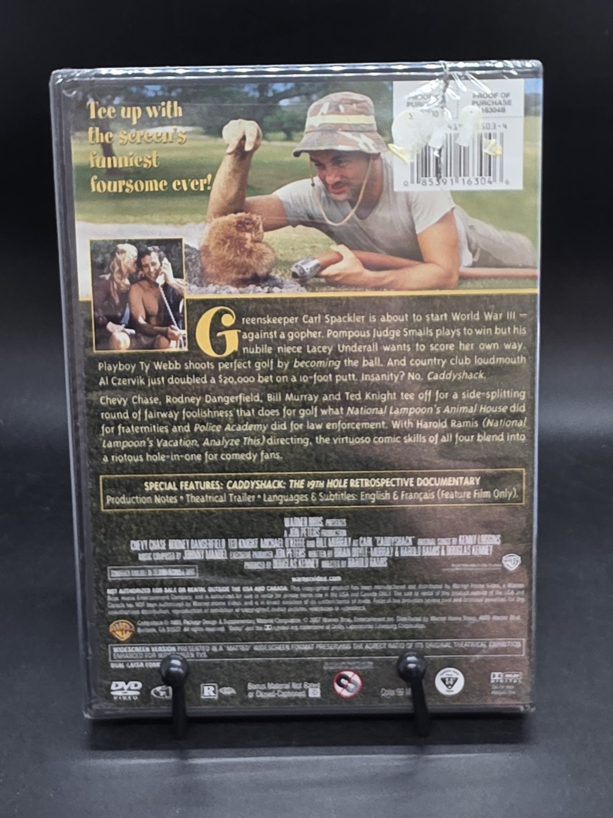 Caddyshack (DVD) Chevy Chase Rodney Dangerfield Bill Murray New *Cut In UPC