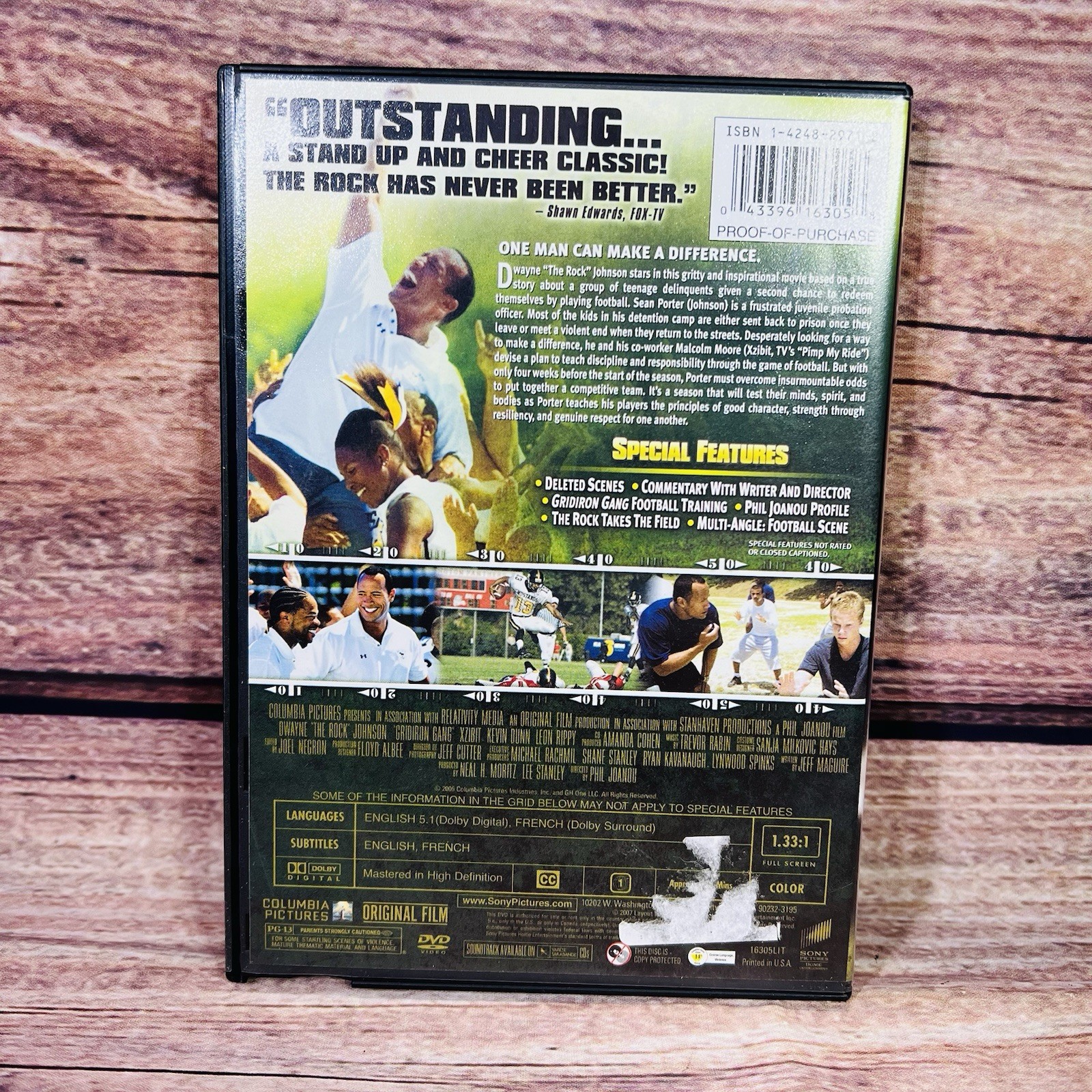 Gridiron Gang, When The Game Stand Tall, Invincible DVD Lots