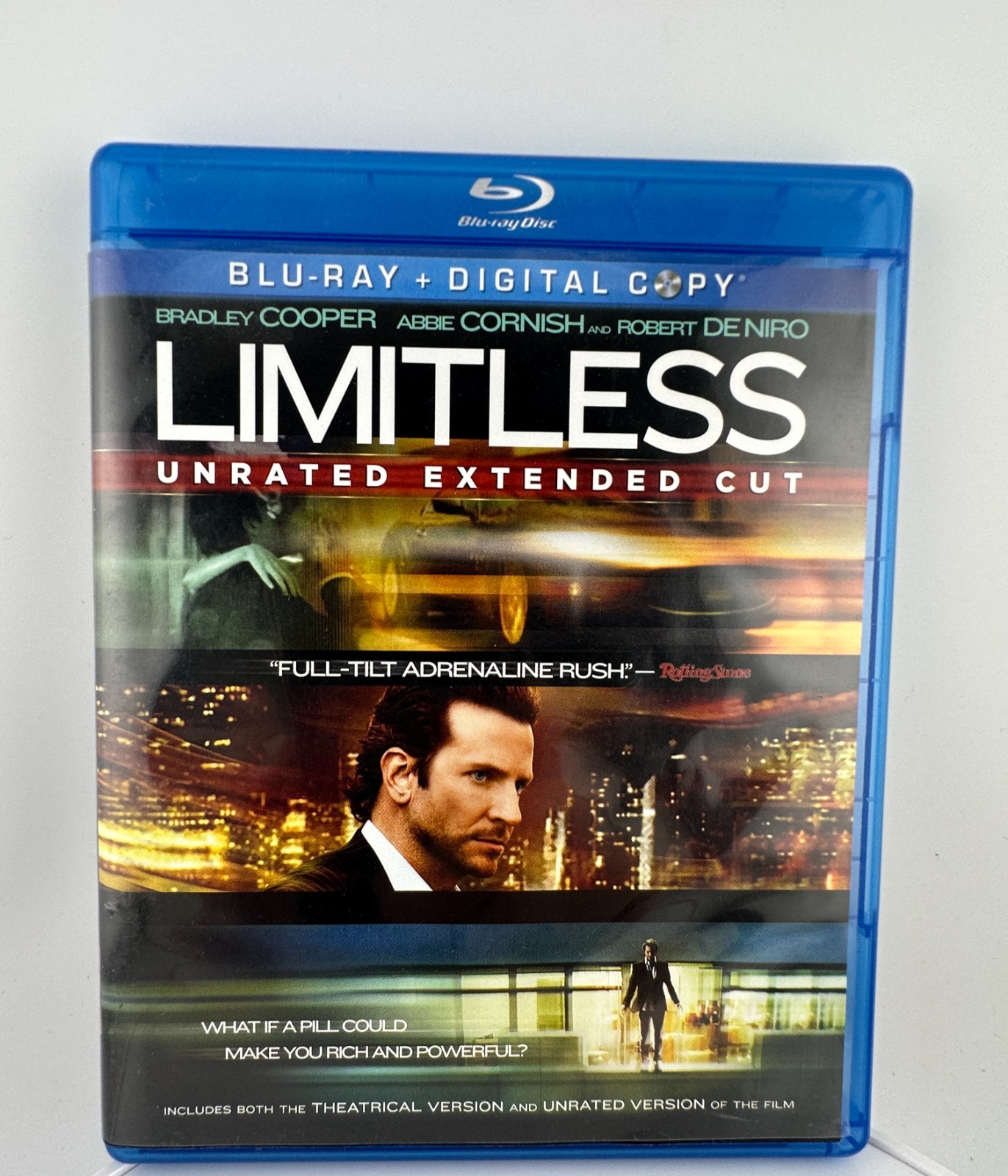 Limitless Blu-ray + Digital Copy (Unrated Extended Cut, 2011)