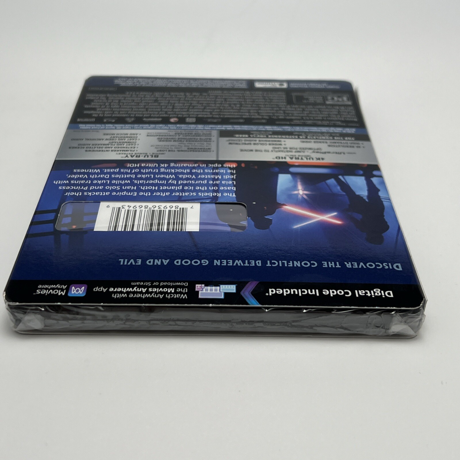 Star Wars Empire Strikes Back (1980) 4K Ultra HD Blu-ray w/RARE SLIPCOVER A++