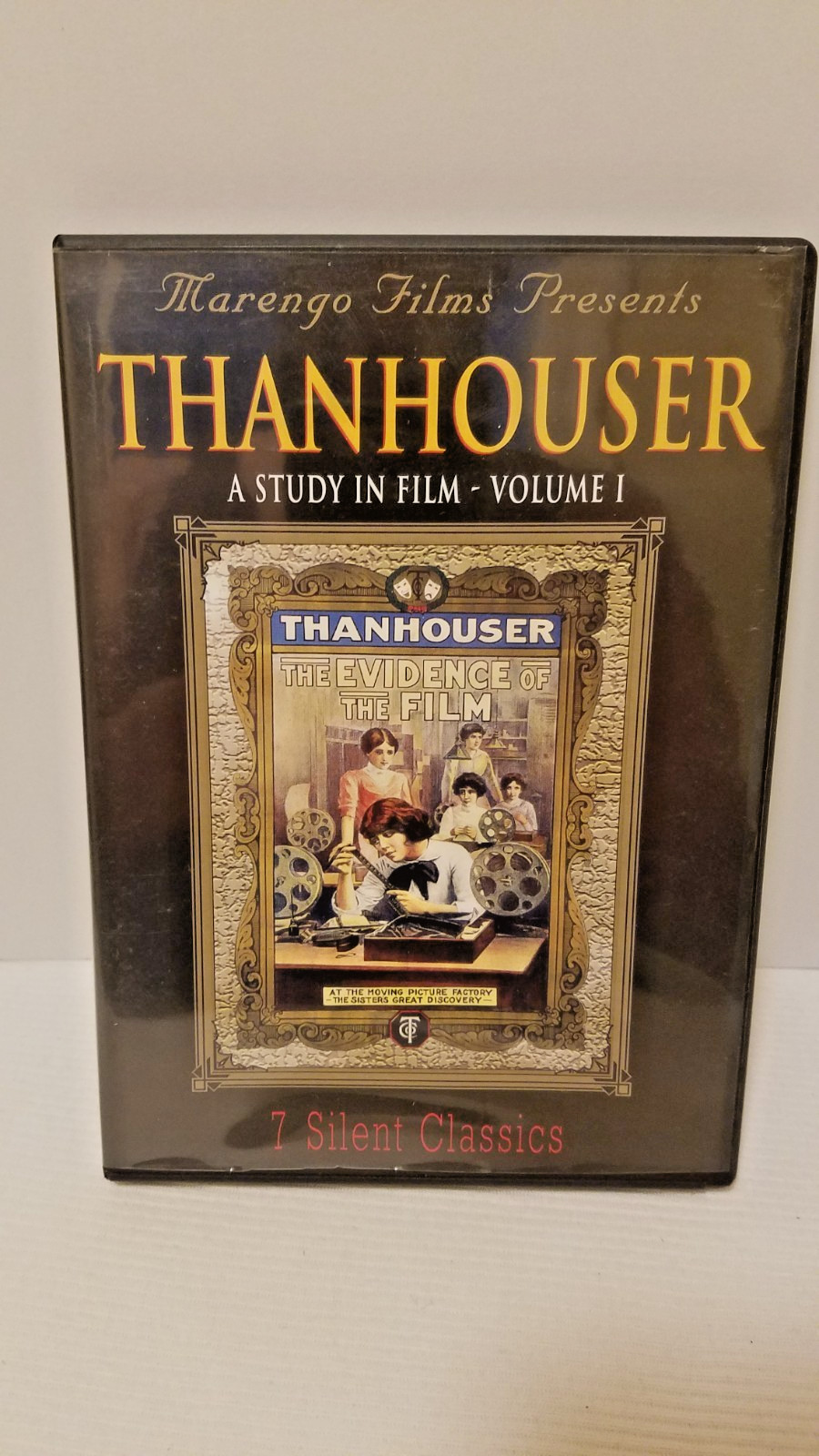 RARE THANHOUSER : A Study in Film Vol. 1 DVD – 7 Silent Films MINT Condition