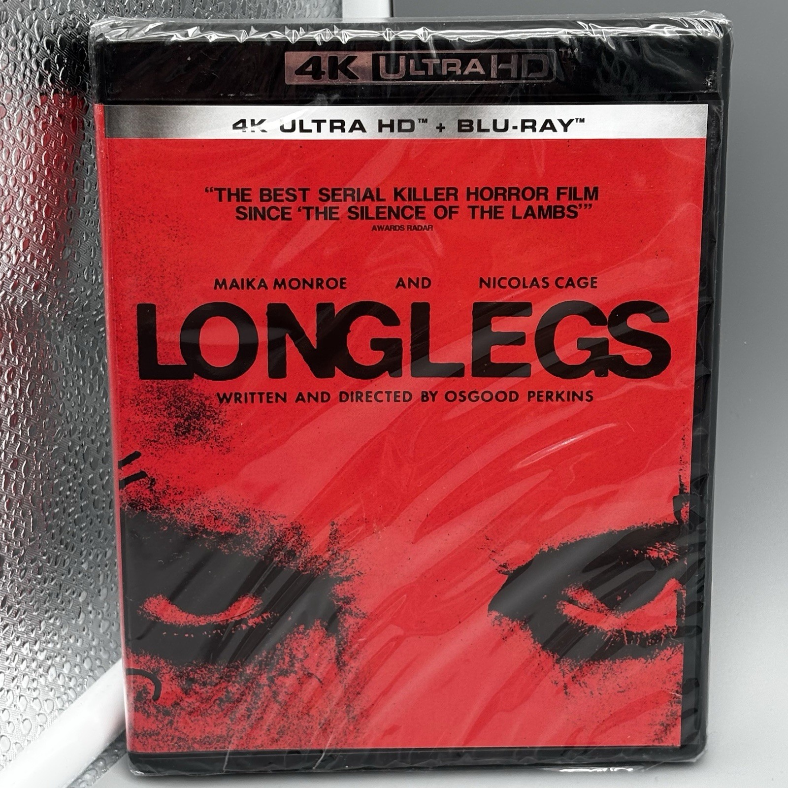 Longlegs Maika Monroe Nicolas Cage 4K Ultra HD Blu-ray New Sealed Serial Killer