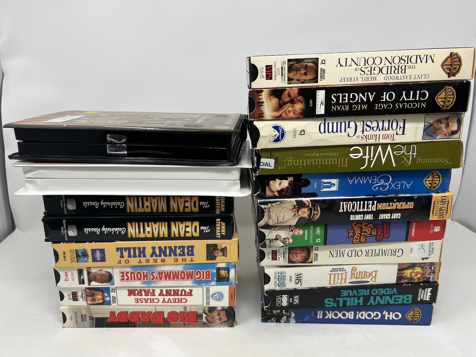 VHS Lot – 19 Tapes – Comedy Stand-Up Roasts Romantic Comedy Rom-Com Sandler