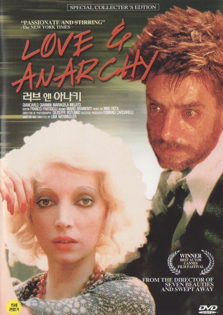 Love and Anarchy (1973) Giancarlo Giannini DVD NEW *SAME DAY SHIPPING*