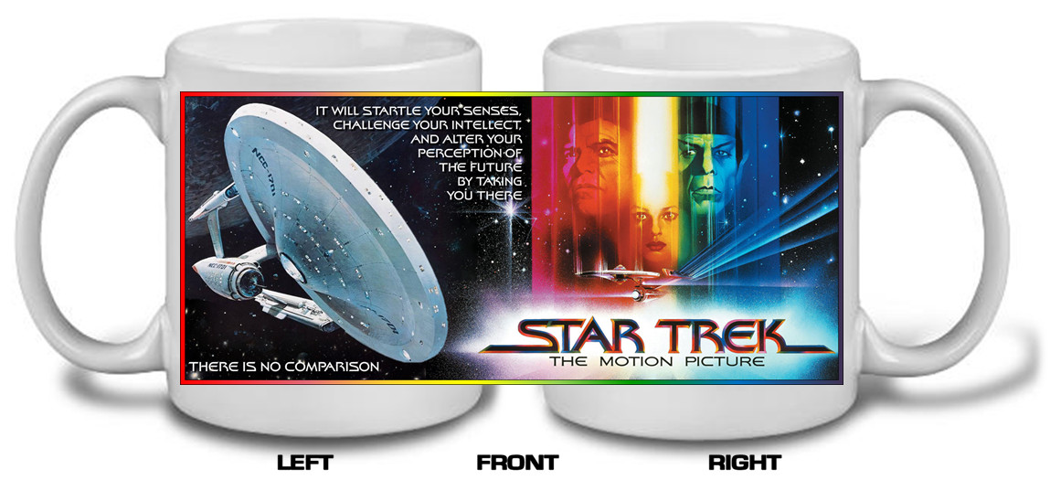 STAR TREK original movies retro classic 18 mug designs Custom new KHAN SPOCK