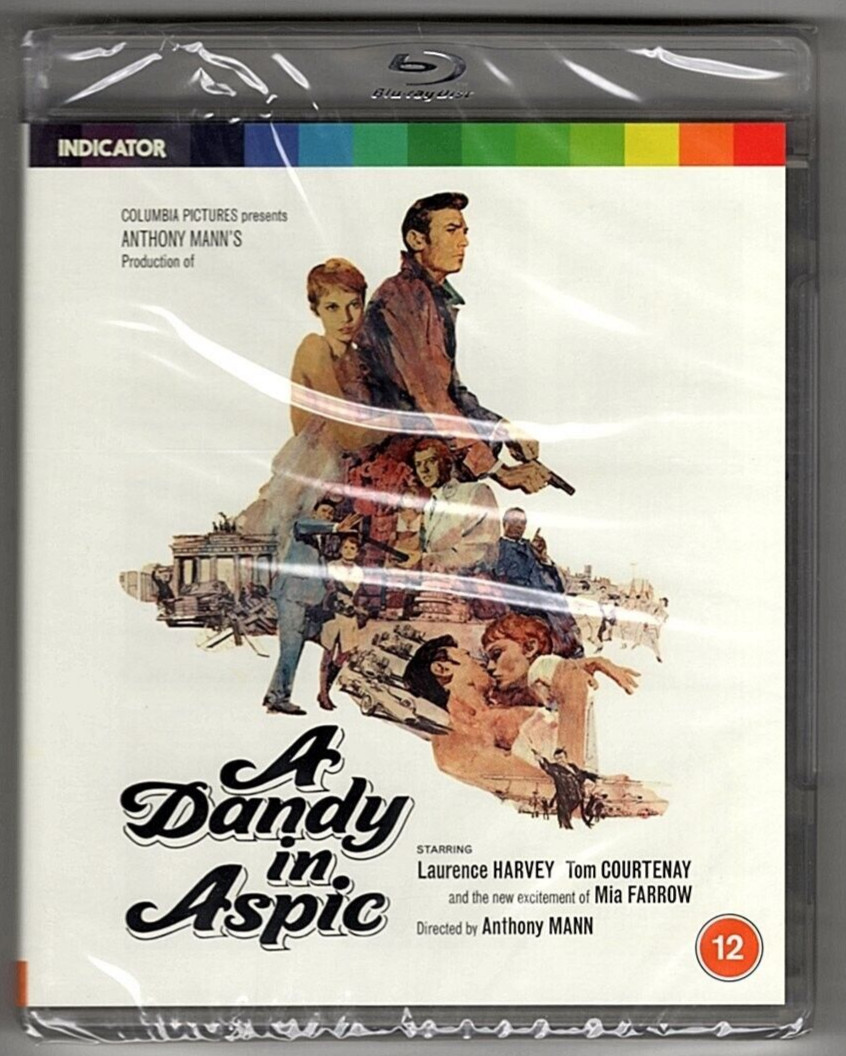 A Dandy in Aspic (Blu-ray, 1968, Indicator #111) Laurence Harvey, Mia Farrow