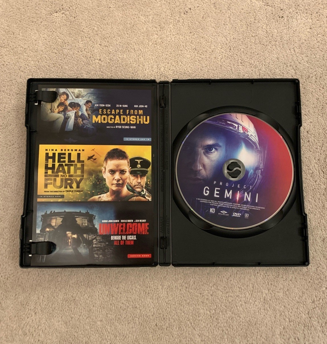 Project Gemini DVD (2022, KD Studios) *Tested, Working*