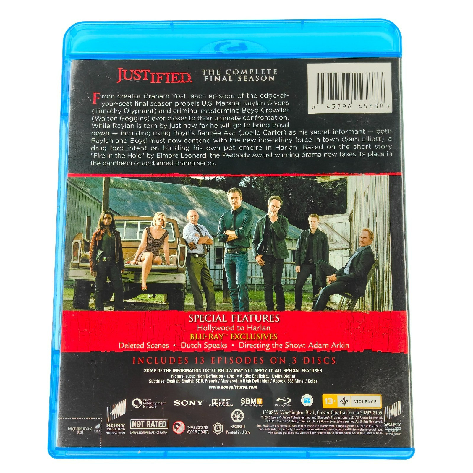 Justified: Complete Final Season 6 – Blu Ray – Region A