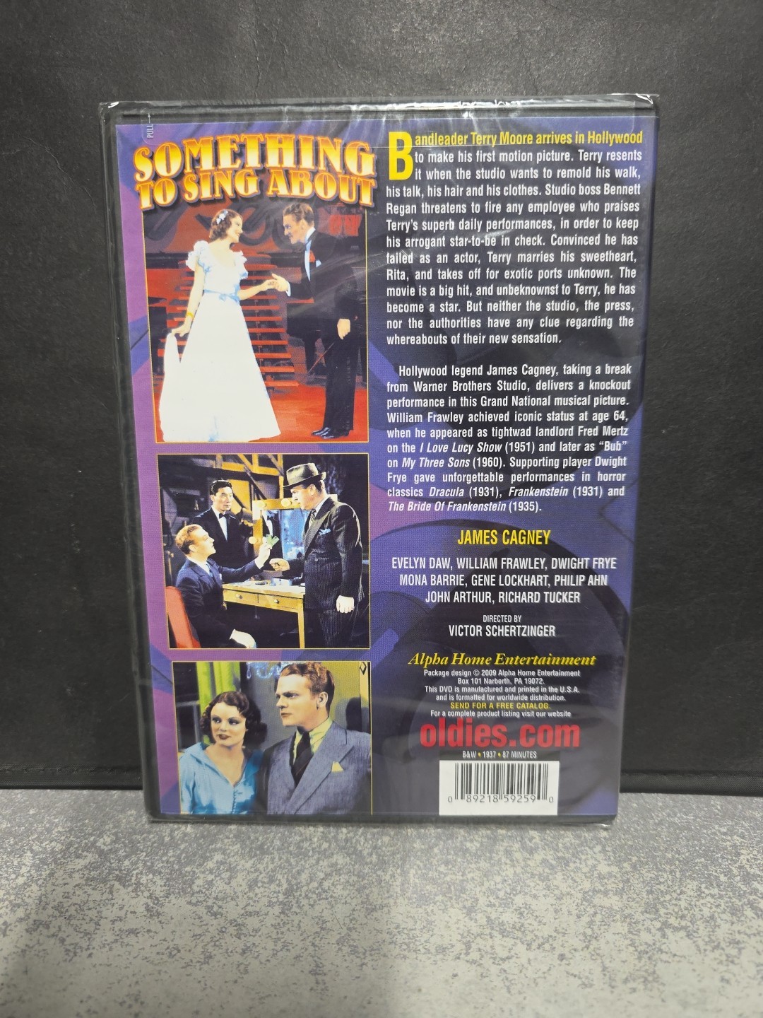 Something to Sing About (DVD) Dwight Frye Gene Lockhart James Cagney, Brand New