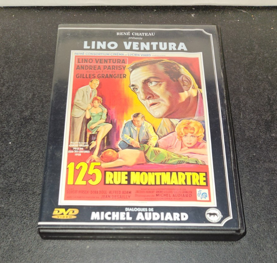125 Rue Montmartre (DVD, 1959) Lino Ventura Rare French Crime Region 2 PAL DVD