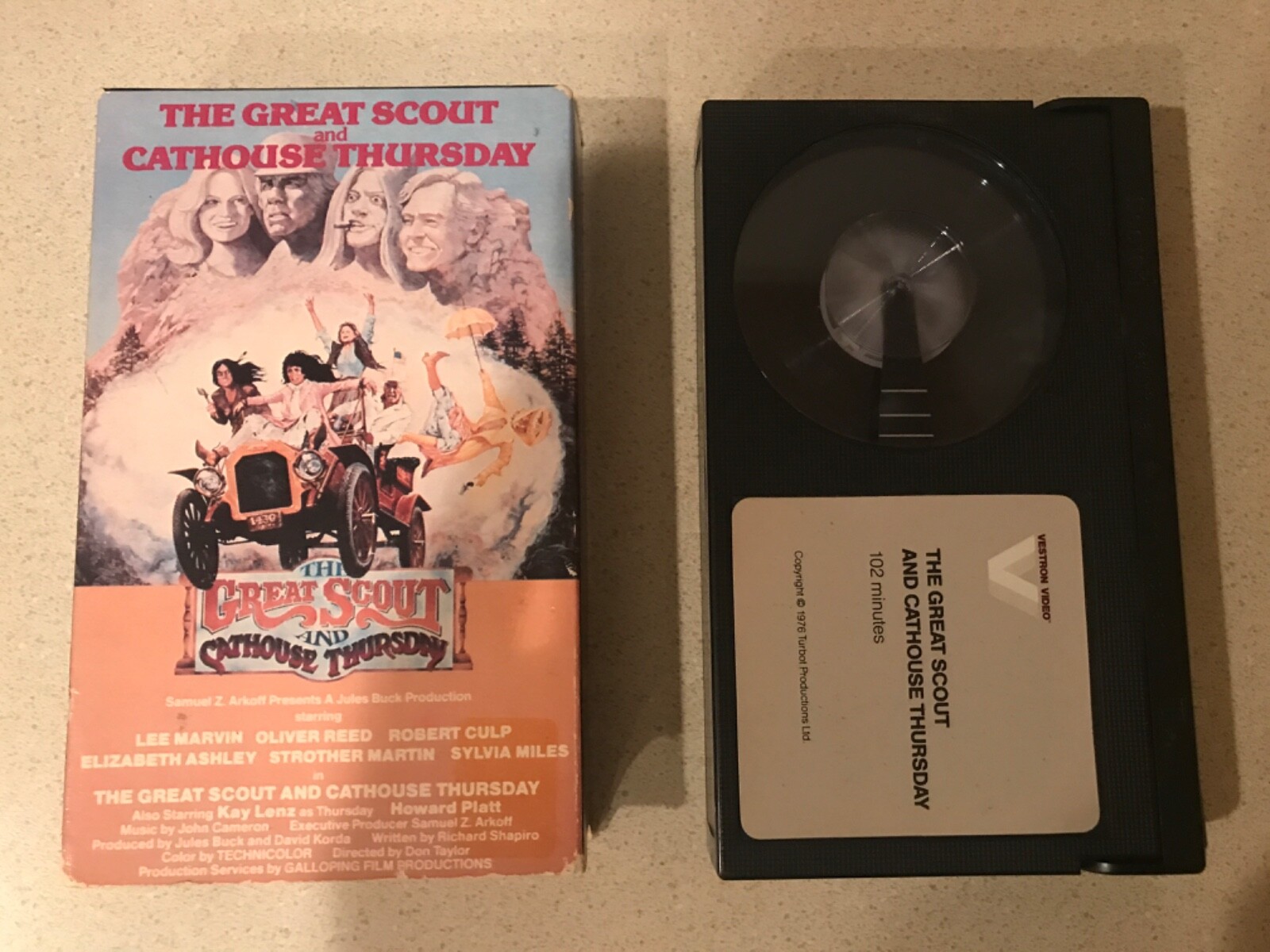 The Great Scout and Cathouse Thursday (BETA, 1983) Lee Marvin, Oliver Reed