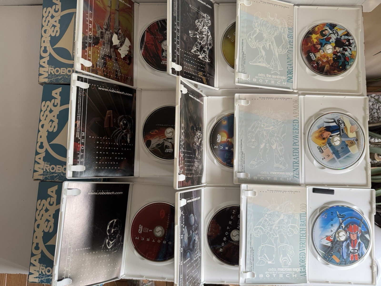 RoboTech Masters Dvd Anime Robot Vintage Movie Box Set Lot