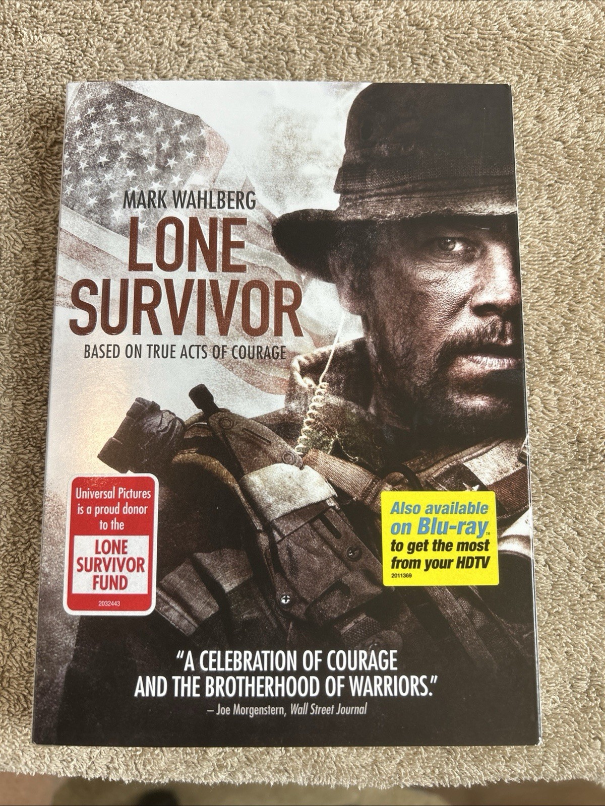 Lone Survivor DVD 2013 Mark Wahlberg Peter Berg Action War Drama SEALs